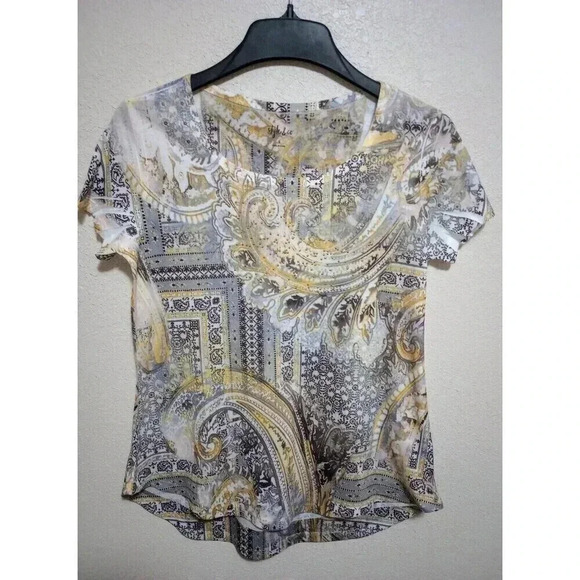 Style & Co Short Sleeve V Neck Shirts Lot Of 3 Shirts Size Small - Picture 4 of 9